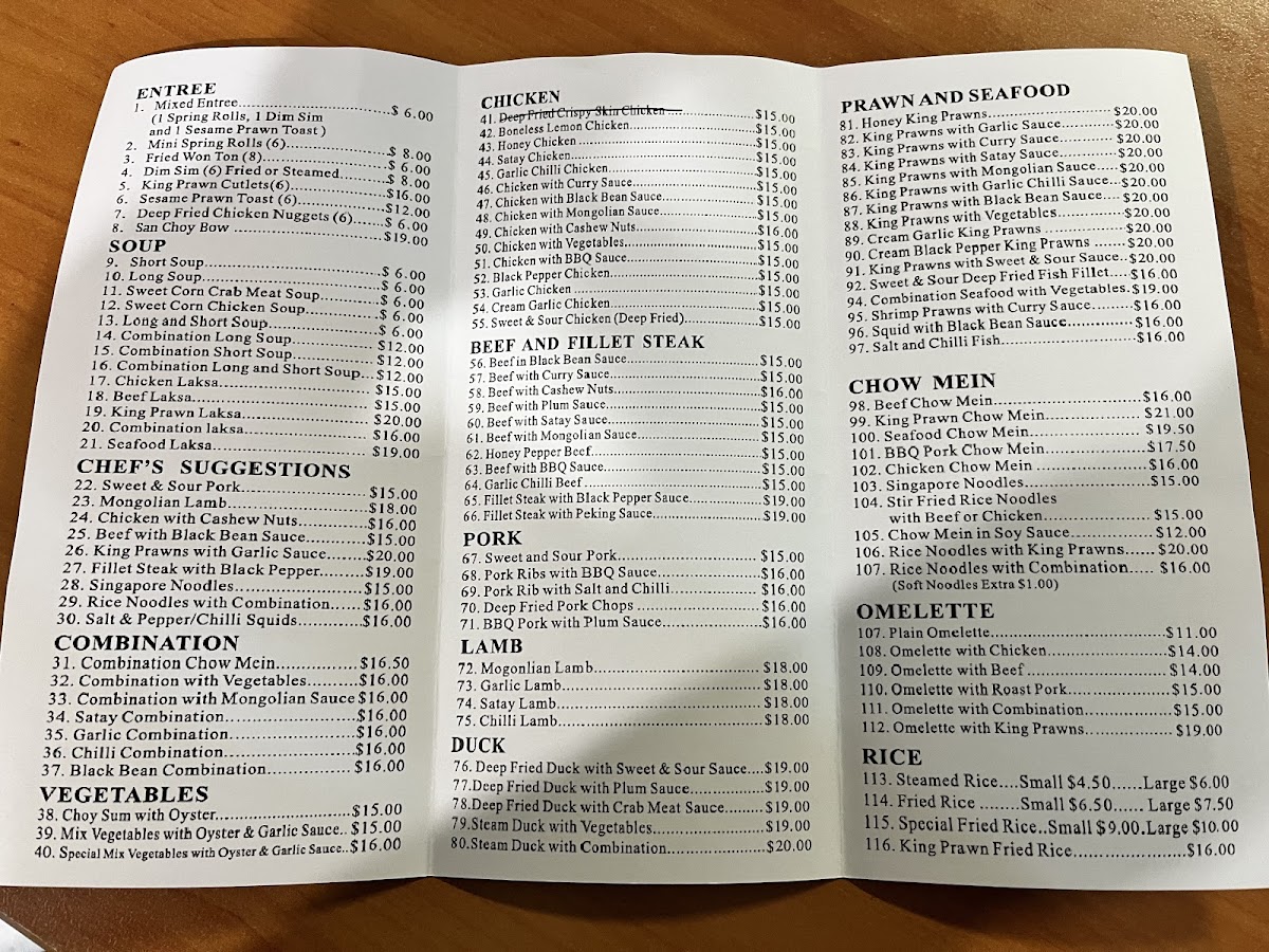 Menu Lucky Twins Austral-1